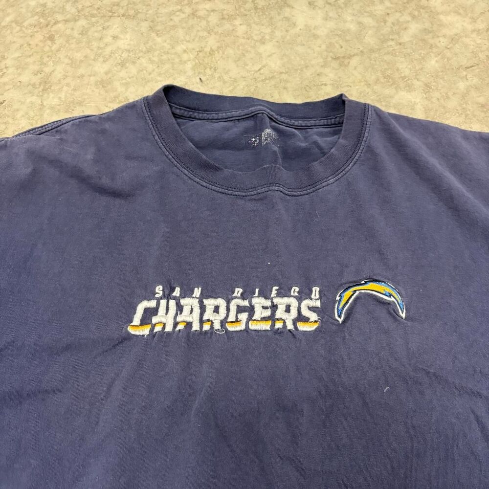Nfl Men's Navy and Blue T-shirt